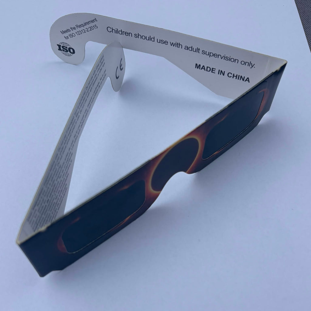 Eclipsbril ISO 12312-2 gecertificeerd — zonsverduistering